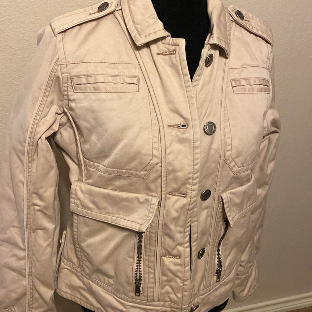 American Eagle Pale Pink Jacket - Picture 2 of 9